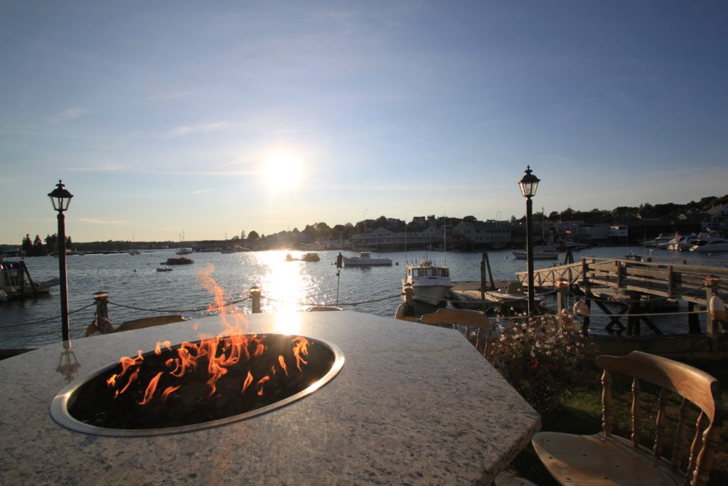 Firepit - guest Amenities - Boothbay Harbor Inn Maine
